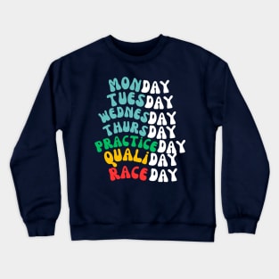 F1 funny race week dayss, Formula 1 Graphic shirt (please send us a message if you want another custom design) Crewneck Sweatshirt